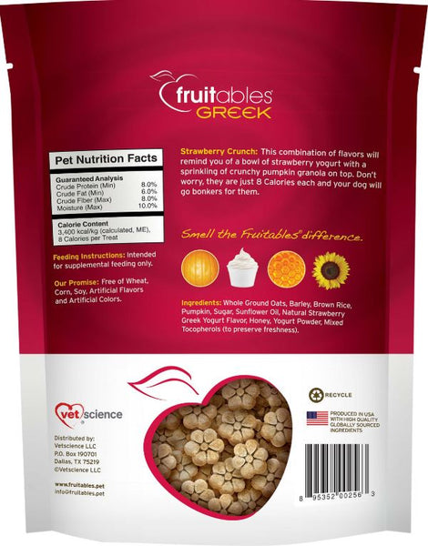 Fruitables greek 2024 dog treats