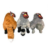 Pet Craft Silly Bums Animals Assortment Soft Plush Stuffed Crinkle Squeaking Cozy Cuddling Dog Toys