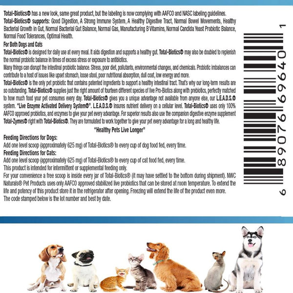 Total biotics for dogs sale