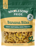 Wholesome Pride Pet Treats Banana Bites 100% All-Natural