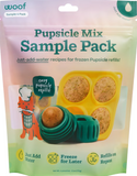Woof Pupsicle Treat Mix Sample Pack Lickable Dog Treats