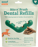 Woof Bite n' Brush Refill Sticks Adult Dental Dog Chew Treats