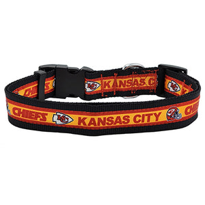 KANSAS CITY CHIEFS SATIN COLLAR