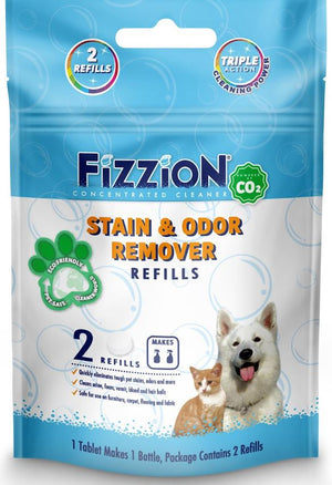 Fizzion Pet Stain & Odor Remover Refill 2 pack
