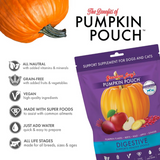 Grandma Lucy's Pumpkin Pouch Digestive Freeze-Dried Dog & Cat Food Topper, 6-oz bag