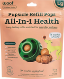 Woof Pupsicle Pops Refills All-in-1 Health PB & Beef Grain-Free Lickable Dog Treats