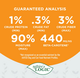 Nature's Logic 100% Natural Pumpkin Purée Dog & Cat Food Supplement