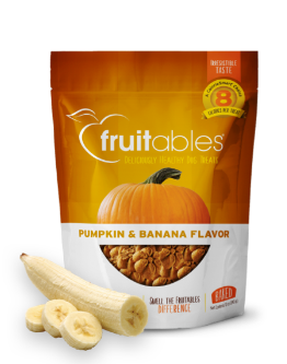 Fruitables Pumpkin & Banana Flavor Dog Treats