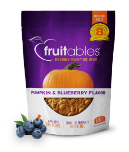 Fruitables Pumpkin & Blueberry Crunchy Dog Treats