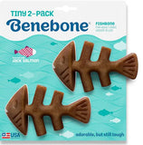 Benebone Fishbone - Salmon Flavor Tough Dog Chew Toy