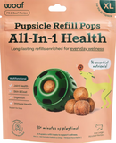Woof Pupsicle Pops Refills All-in-1 Health PB & Beef Grain-Free Lickable Dog Treats