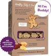 Buddy Biscuits Assorted Flavors Roasted Chicken, Grilled Beef, Sharp Cheddar Dog Treats, 16-oz box