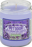 Pet Odor Exterminator Lavender & Chamomile Deodorizing Candle, 13-oz jar