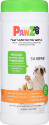 Pawz Sanitizing Dog & Cat Wipes 60 count