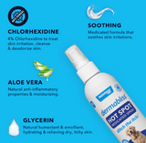Vetnique Labs Dermabliss Hot Spot Medicated Dog & Cat Spray, 8 oz bottle