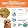 Dog Mamma's Organic Sweet Potato & Kale Bites USDA Organic Certified Crunchy Dog Treat