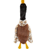 Skinneeez Crinklers Mallard Duck Stuffing-Free Squeaky Plush Dog Toy, Color Varies