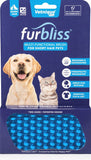 Vetnique Labs Furbliss Pet Brush for Short Hair Grooming, Deshedding, Massaging & Bathing Dog & Cat Brush