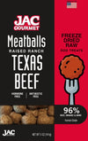 JAC Pet Nutrition Meatballs Ranch Raised Texas Beef Grain-Free Freeze-Dried Raw Dog Treats