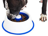 Pet Craft Teeth Cleaning Slow Feeding Dog Bowl