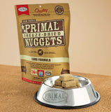 Primal Freeze Dried Nuggets Lamb Formula Grain-Free Raw Dog Food - 14oz