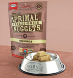 Primal Freeze Dried Nuggets Pork Formula Grain-Free Raw Dog Food - 14oz