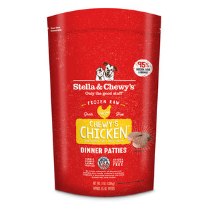Stella & Chewy's Chewy's Chicken Dinner Patties Frozen Raw Dog Food 6-lb Bag (Frozen Products for Local Delivery or In Store Pick Up Only)