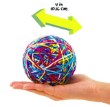 Pet Craft Knitty Kitty Multi Color Yarn Balls with Rattle